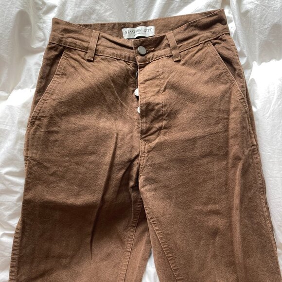 Staatsballett brown canvas pants - Picture 4 of 5